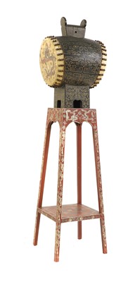 Lot 80 - A Chinese drum