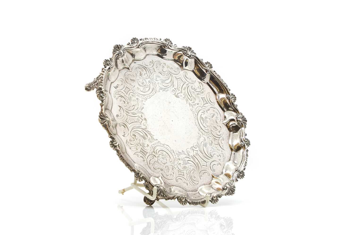 Lot 4 - A George III silver salver