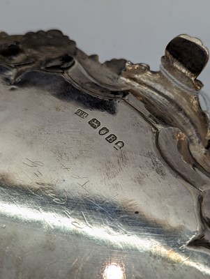 Lot 4 - A George III silver salver
