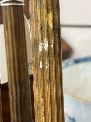 Lot 251 - A pair of carved Siena marble grand tour models