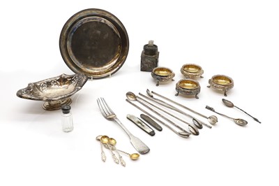 Lot 50 - A collection of silver items