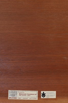 Lot 215 - A Norwegian 'Krobo' rosewood bench