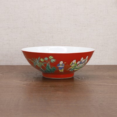 Lot 78 - A Chinese famille rose bowl