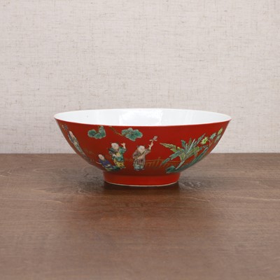 Lot 78 - A Chinese famille rose bowl