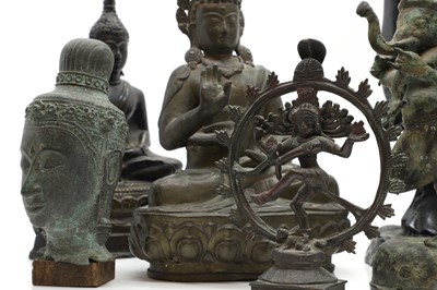 Lot 85 - A collection of Chinese, Tibetan and Thai deities