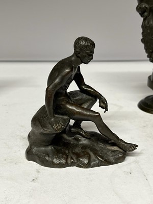 Lot 259 - A collection of grand tour bronzes after the antique