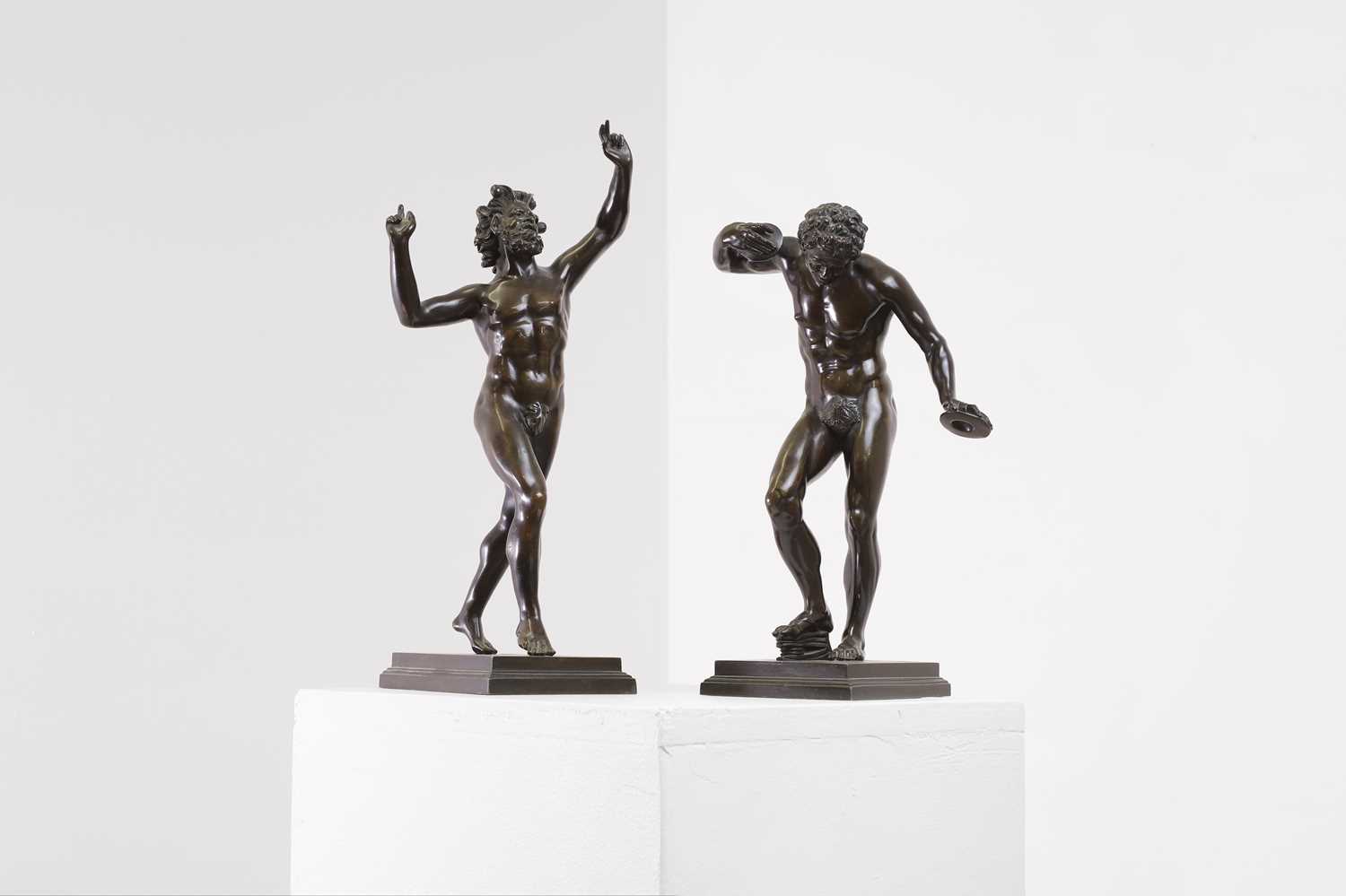 Lot 252 - A pair of grand tour bronze figures