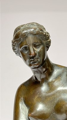 Lot 239 - A bronze figure of the Venus de Milo