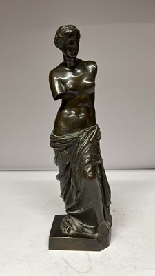 Lot 239 - A bronze figure of the Venus de Milo