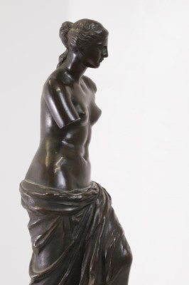 Lot 239 - A bronze figure of the Venus de Milo