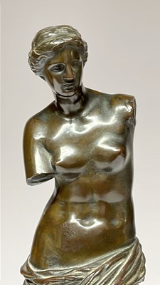 Lot 239 - A bronze figure of the Venus de Milo