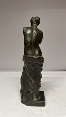 Lot 239 - A bronze figure of the Venus de Milo