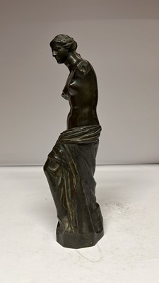 Lot 239 - A bronze figure of the Venus de Milo