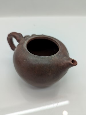 Lot 68 - A collection of four Chinese Yixing stoneware teapots