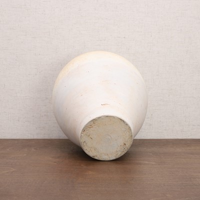 Lot 17 - A Chinese Gongyi ware white-glazed jar