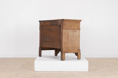 Lot 79 - A pale oak chest of drawers