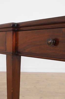 Lot 70 - A George III-style mahogany serving table by Howard & Sons