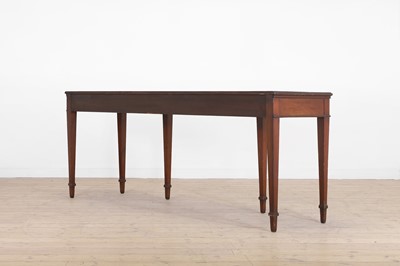 Lot 70 - A George III-style mahogany serving table by Howard & Sons