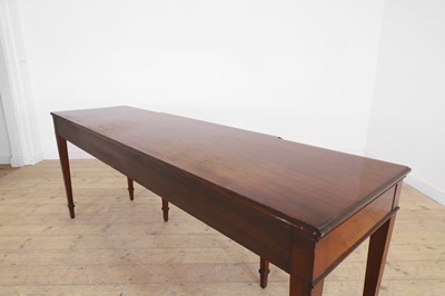 Lot 70 - A George III-style mahogany serving table by Howard & Sons
