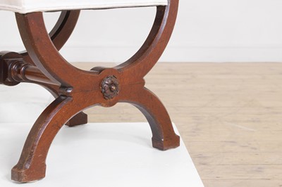Lot 71 - A pair of Victorian oak Gothic Revival side chairs