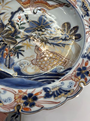 Lot 70 - A Chinese blue and white porcelain plate