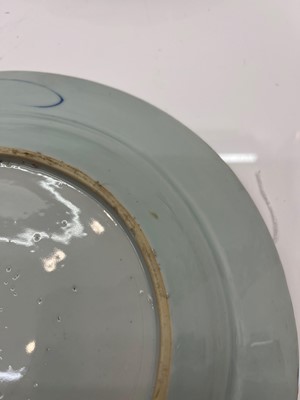 Lot 70 - A Chinese blue and white porcelain plate