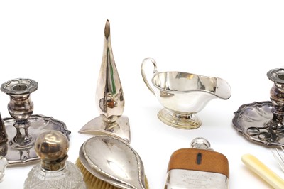 Lot 54 - A collection of silver items