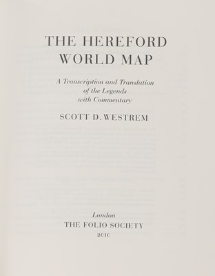 Lot 50 - MAPPA MUNDI: The Hereford World Map
