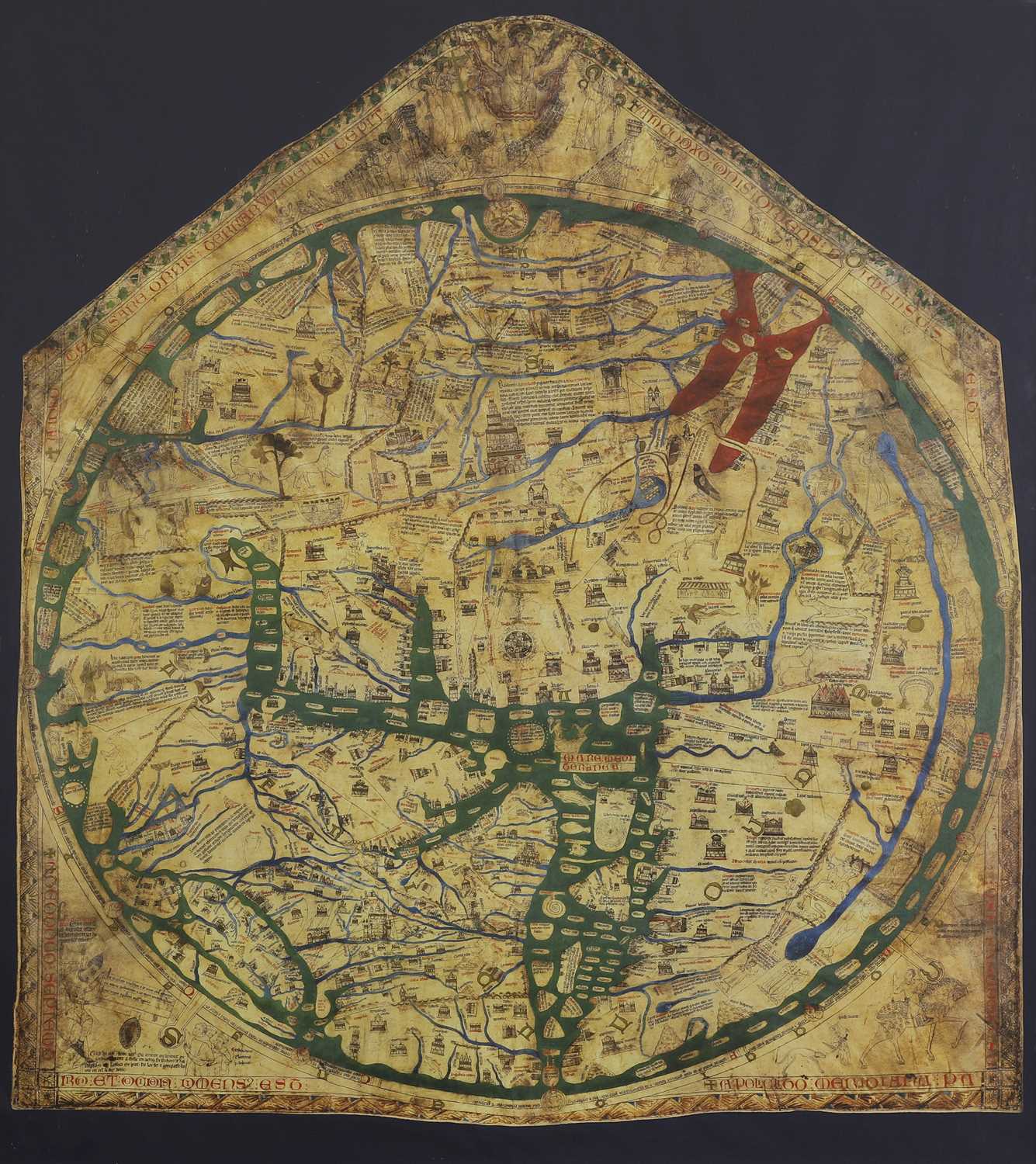 Lot 50 - MAPPA MUNDI: The Hereford World Map