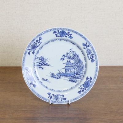 Lot 56 - A collection of eighteen Chinese Nanking cargo blue and white plates