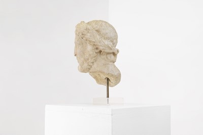 Lot 262 - A grand tour marble head of a bearded man