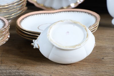 Lot 100 - A Derby composite dessert service