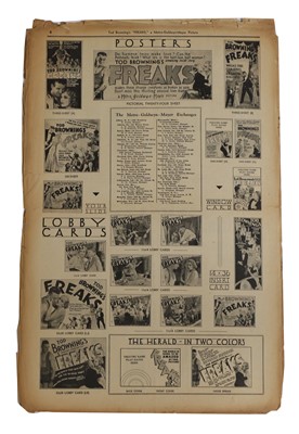 Lot 75 - A rare Metro-Goldwyn-Mayer American film/movie press paper