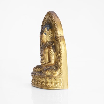 Lot 143 - A Chinese gilt-bronze bodhisattva