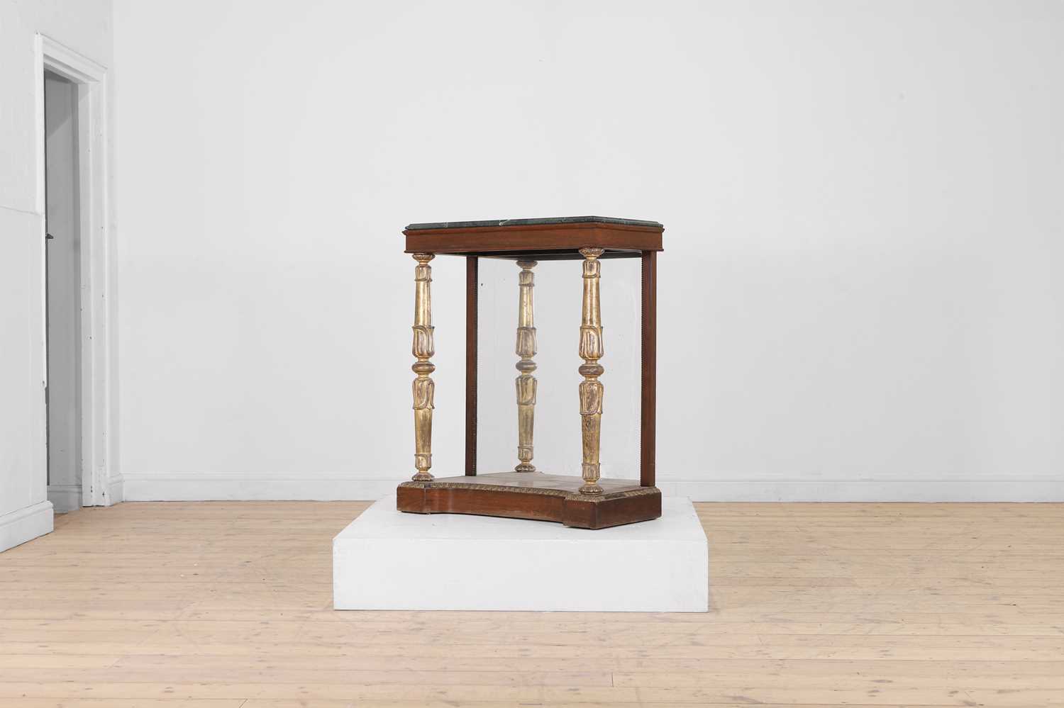 Lot 173 - A Regency rosewood and parcel-gilt pier table