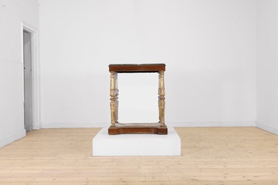 Lot 173 - A Regency rosewood and parcel-gilt pier table