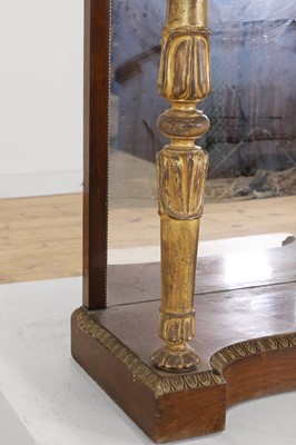 Lot 173 - A Regency rosewood and parcel-gilt pier table