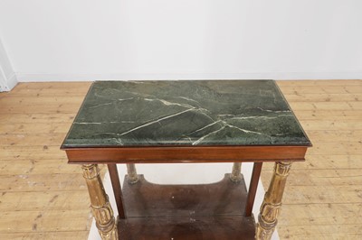 Lot 173 - A Regency rosewood and parcel-gilt pier table