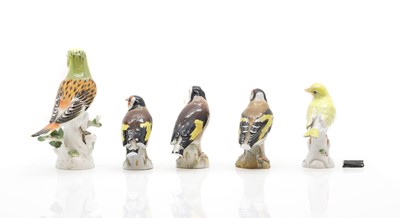 Lot 149 - A group of five Meissen porcelain figures