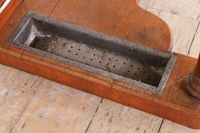 Lot 2 - A Victorian oak hall table