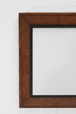 Lot 29 - A pollard oak mirror