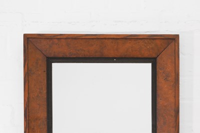 Lot 29 - A pollard oak mirror
