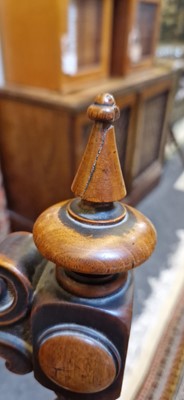 Lot 31 - A Victorian walnut side chair