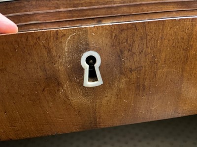 Lot 46 - A Biedermeier mahogany cabinet
