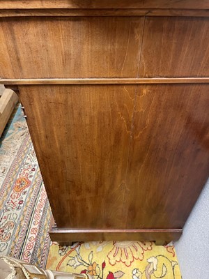 Lot 46 - A Biedermeier mahogany cabinet