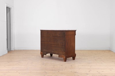 Lot 46 - A Biedermeier mahogany cabinet