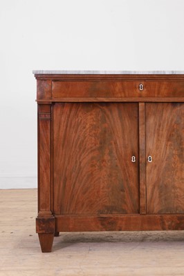 Lot 46 - A Biedermeier mahogany cabinet