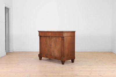 Lot 46 - A Biedermeier mahogany cabinet