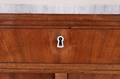 Lot 46 - A Biedermeier mahogany cabinet