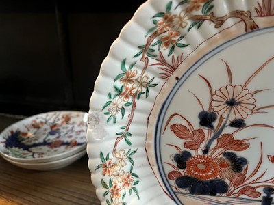 Lot 151 - A pair of Imari porcelain plates